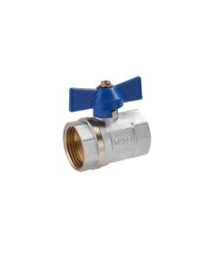 Кран шаровой Valves 1 ВВ PN30 с синей бабочкой, высокое давление, фото  | SNABZHENIE.com.ua