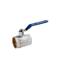 Кран шаровой Valves 1 1/4 ВВ PN30 с синей ручкой, фото  | SNABZHENIE.com.ua