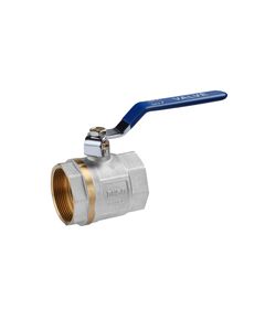 Шаровой кран Valves 2 ВВ PN30 с синей ручкой, фото  | SNABZHENIE.com.ua