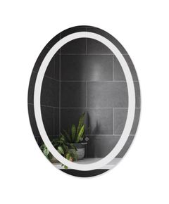 Зеркало Kroner KRP VO1-5070 с LED-подсветкой и антизапотеванием 70x50 см, фото  | SNABZHENIE.com.ua