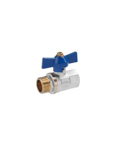 Кран шаровой 1/2 ВН PN30 с синей бабочкой, высокое качество CV012810, фото  | SNABZHENIE.com.ua