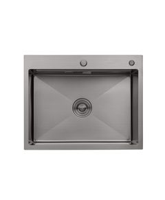 Кухонная мойка Kroner KRP PVD Schwarze 6350HM, фото  | SNABZHENIE.com.ua