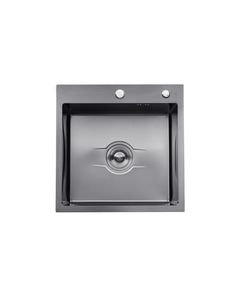 Кухонна мийка Kroner Derby KRP PVD - 5050HM (2.5/0.5 мм), фото  | SNABZHENIE.com.ua