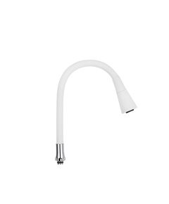 Гнучкий ізлив для змішувача Kroner KRM - C8031WHI, білий, фото  | SNABZHENIE.com.ua