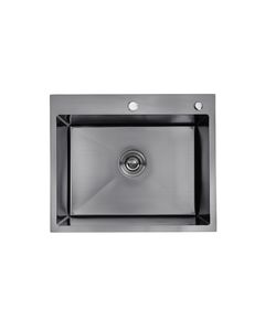Кухонная мойка Kroner KRP Schwarze 6050HM PVD, фото  | SNABZHENIE.com.ua