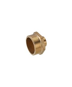 Ниппель переходной LexLine 1 1/4х1/2 НН латунный, фото  | SNABZHENIE.com.ua