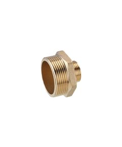 Ниппель переходной LexLine 1 1/2х3/4 НН латунный, фото  | SNABZHENIE.com.ua