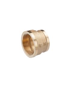 Муфта переходная LexLine 1 1/2х1 1/4 ВВ латунная усиленная, фото  | SNABZHENIE.com.ua