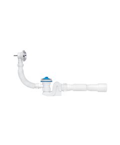 Сифон ANIplast Бриг 1 1/2х40 мм с переливом и гибкой трубой 40/50, фото  | SNABZHENIE.com.ua