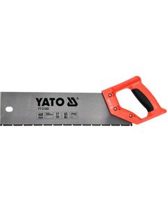 Ножовка по ПВХ и пластику YATO 440 мм, 17 зуб/дюйм, фото  | SNABZHENIE.com.ua