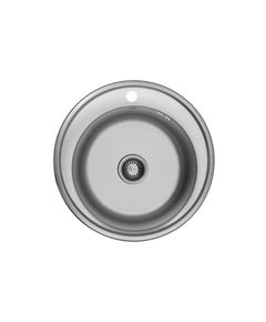 Кухонная мойка Kroner KRP Satin 510 из нержавейки 0,8 мм, фото  | SNABZHENIE.com.ua
