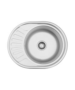 Кухонна мийка Kroner KRP Dekor 5745 (0,8 мм), фото  | SNABZHENIE.com.ua