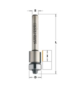 Фреза обгонная алмазная CMT 12,7x11x58,1 мм, хвостовик 6 мм, фото  | SNABZHENIE.com.ua