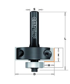 Фреза четвертная CMT 660.851.11, сменный нож 34,9x12x65 мм, 12,7 мм, фото  | SNABZHENIE.com.ua