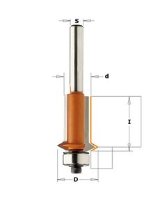 Фреза V-образная 19x25,4x77 мм, хвостовик 12 мм CMT 953.501.11, фото  | SNABZHENIE.com.ua