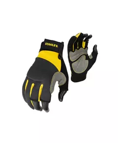 Перчатки Stanley универсальные, частично открытые, с дополнительными накладками на ладони и пальцах STANLEY SY650L, фото  | SNABZHENIE.com.ua