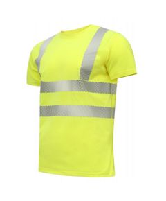 Сигнальная футболка HOEGERT JURAL II полихлопок, желтая, 4XL, фото  | SNABZHENIE.com.ua
