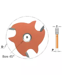 Змінний ріжучий елемент кріплення гвинтом 47,6 x 3 мм CMT (823.330.11), фото  | SNABZHENIE.com.ua
