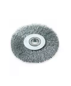 Щетка дисковая для чистки ленточны х пил 80 х 18-20 х 6 мм гофрированный литцендрата 15000 об/мин LESSMANN (31070206)