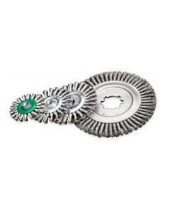 Щетка дисковая 250 x 15 D 50,8 мм 52 жг. стальная проволока STH прямая 0,8 мм LESSMANN (47731075)