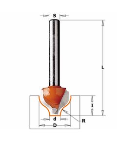 Фреза фигурная CMT 10x10x50 мм, хвостовик 6 мм, фото  | SNABZHENIE.com.ua