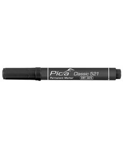 Маркер перманентний Pica Chisel tip 521/46, скошений носик, чорний, фото  | SNABZHENIE.com.ua