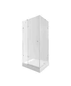 Набор Qtap: душ. кабина Capricorn CRM1018RC6 + поддон Tern 100x80 см, фото  | SNABZHENIE.com.ua