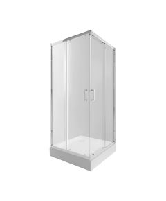 Набор Qtap: душ. кабина Taurus CRM1011SC6 100x100 см + поддон Tern 301112, фото  | SNABZHENIE.com.ua