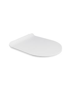 Сиденье для унитаза Qtap Presto Slim с микролифтом, белое, фото  | SNABZHENIE.com.ua