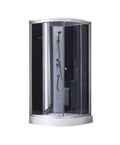 Lidz 4мм стеклянная дверь тонированная Gray TANI SB90x90.LOW.GR, фото  | SNABZHENIE.com.ua