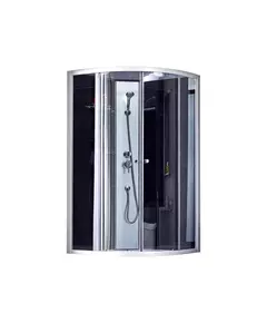 Lidz 4мм стеклянная дверь тонированная Gray TANI SB90x90.HIGH.GR, фото  | SNABZHENIE.com.ua