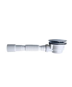 Сифон колбовый для душевого поддона Lidz, выход 40/50 мм, фото  | SNABZHENIE.com.ua