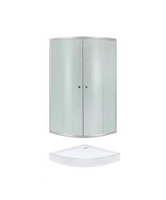 Набор Lidz: душевая кабина Latwa SC80x80, стекло Frost 4 мм, поддон QT, фото  | SNABZHENIE.com.ua