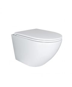 Подвесной унитаз Qtap Robin New безободковый с сиденьем Soft-close, фото  | SNABZHENIE.com.ua