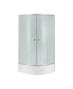 Полукругла душова кабіна Lidz Latwa SC80x80 з Frost 4 мм + піддон KAPIELKA 80x80, фото  | SNABZHENIE.com.ua