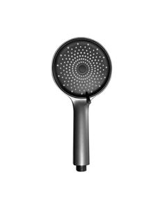 Лейка для ручного душа Qtap Rucni 120 мм, графитовая, округлая, фото  | SNABZHENIE.com.ua