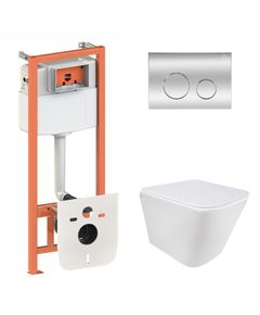 Комплект: унитаз Qtap Tern Ultra Quiet + инсталляция Nest 4в1 Хром, фото  | SNABZHENIE.com.ua