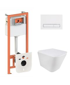 Унитаз Qtap Tern Ultra Quiet + Инсталляция Nest 4в1 Белый, фото  | SNABZHENIE.com.ua