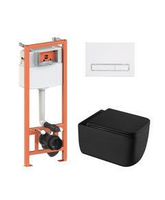 Комплект Qtap Gemini Ultra Quiet унітаз + Nest інсталяція 4в1 Білий, фото  | SNABZHENIE.com.ua