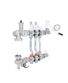 Коллекторная группа Icma 3/4 с 2 выходами и расходомером, фото  | SNABZHENIE.com.ua