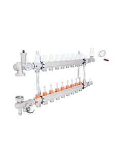 Коллекторная группа Icma 3/4, 9 выходов с расходомером, фото  | SNABZHENIE.com.ua