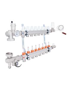Коллекторная группа Icma 3/4, 8 выходов с расходомером A3K013, фото  | SNABZHENIE.com.ua