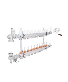 Коллекторная группа Icma 3/4, 10 выходов, расходомер №A3K013, фото  | SNABZHENIE.com.ua