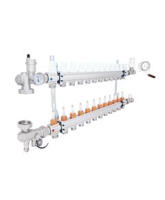 Коллекторная группа Icma 3/4, 12 выходов, расходомер №A3K013, фото  | SNABZHENIE.com.ua