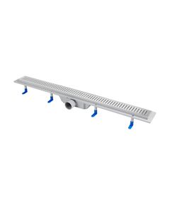 Трап Qtap Dry FB304-900 с сухим затвором и решеткой 900х73 мм, фото  | SNABZHENIE.com.ua