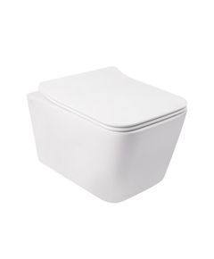 Унитаз подвесной Qtap Crow безободковый с сиденьем Soft-close, фото  | SNABZHENIE.com.ua