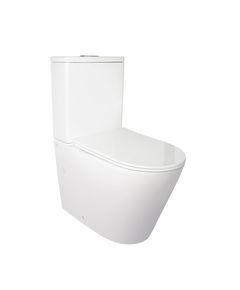 Унитаз-компакт Qtap Stork безободковый с сиденьем Soft-close QT1522, фото  | SNABZHENIE.com.ua