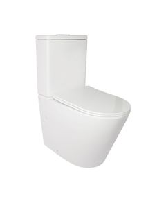 Унитаз-компакт Qtap Stork безободковый с сиденьем Soft-close, фото  | SNABZHENIE.com.ua