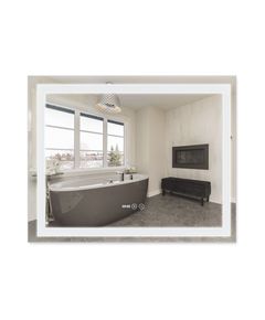 Зеркало Qtap Mideya 1000x800 с LED и антизапотеванием, фото  | SNABZHENIE.com.ua