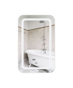 Зеркало Qtap Mideya 500x800 с LED и антизапотеванием, фото  | SNABZHENIE.com.ua